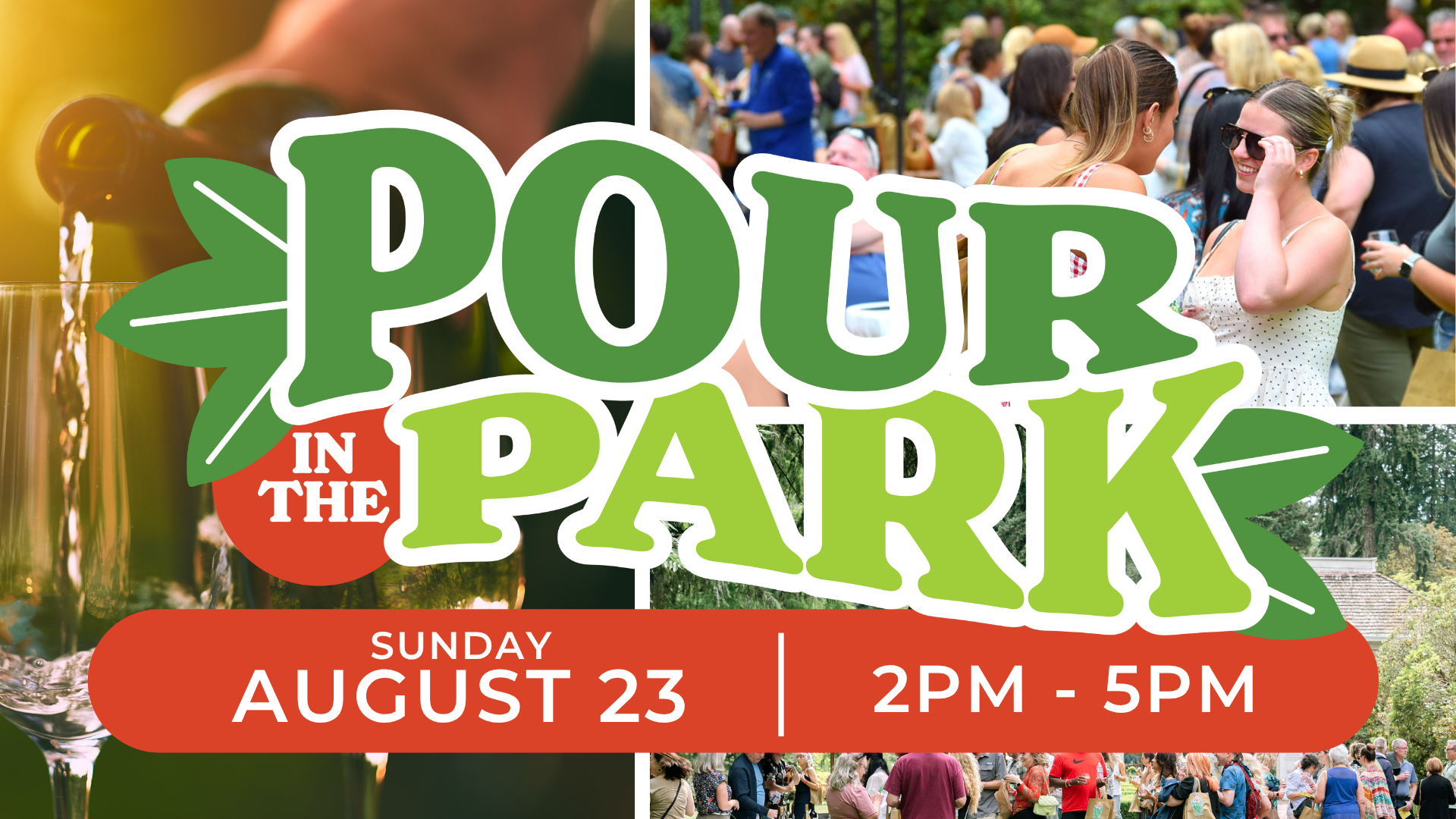 Official Pour in the Park 2026 event artwork